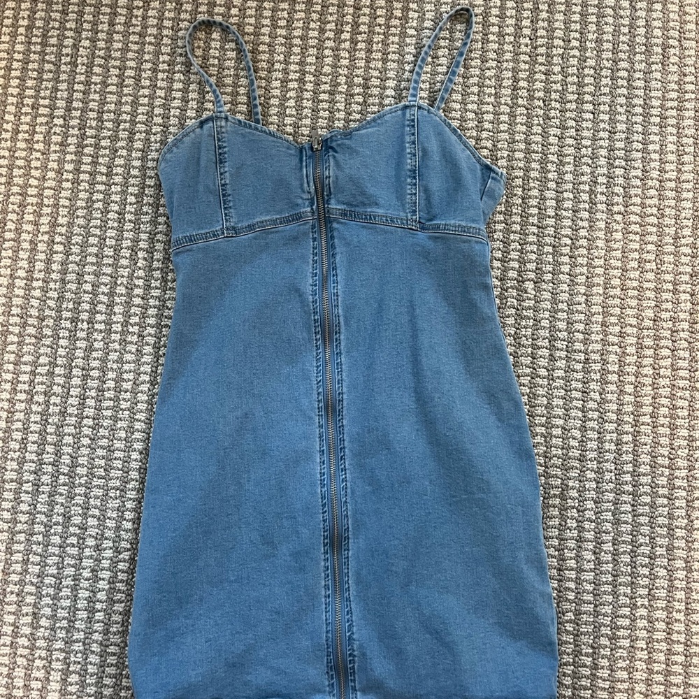 Wild Fable Blue Sheath Mini Dress Spaghetti Strap